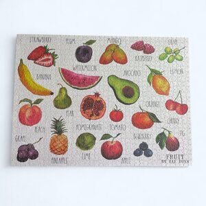 Rae Dunn by Magenta Fruit 1000 Piece Jigsaw Puzzle Complete